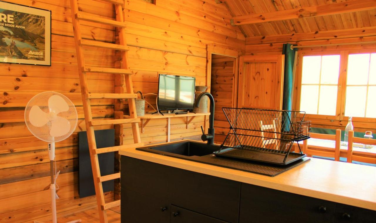 Chalet Pyreneen Saint-Ybars Esterno foto
